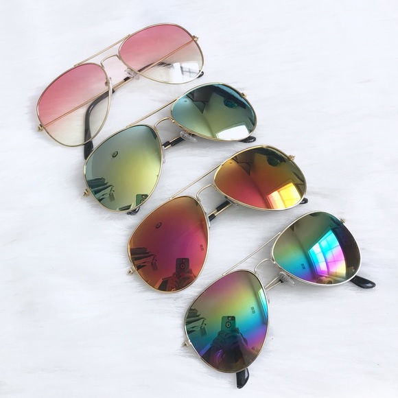 Accessories - Mirror Aviator Sunglasses